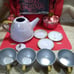 Pottery Barn kids ballerina metal tea set (discontinued)