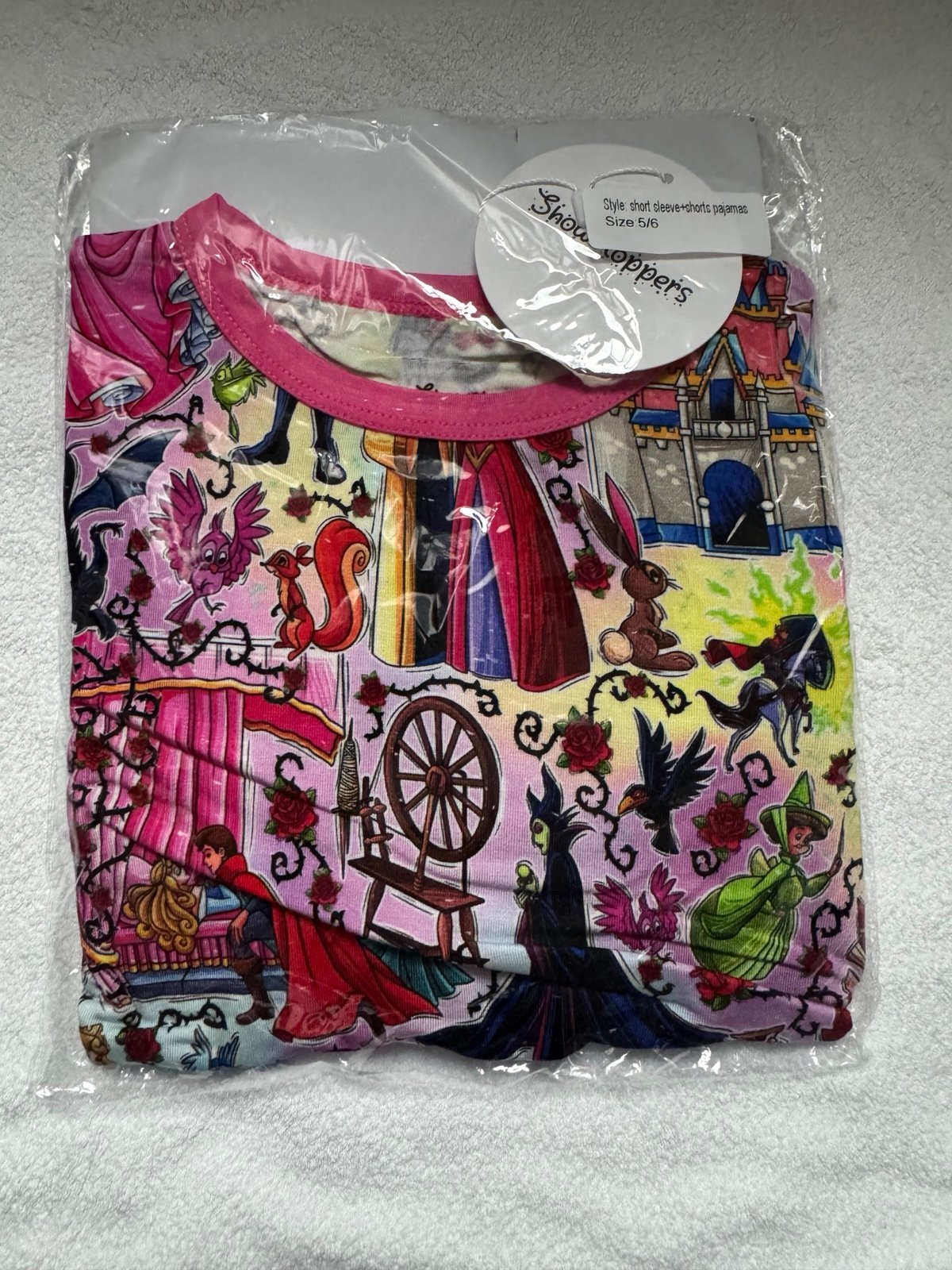 Showstoppers Short Sleeve & Shorts Sleeping Beauty 5/6 PJ Set