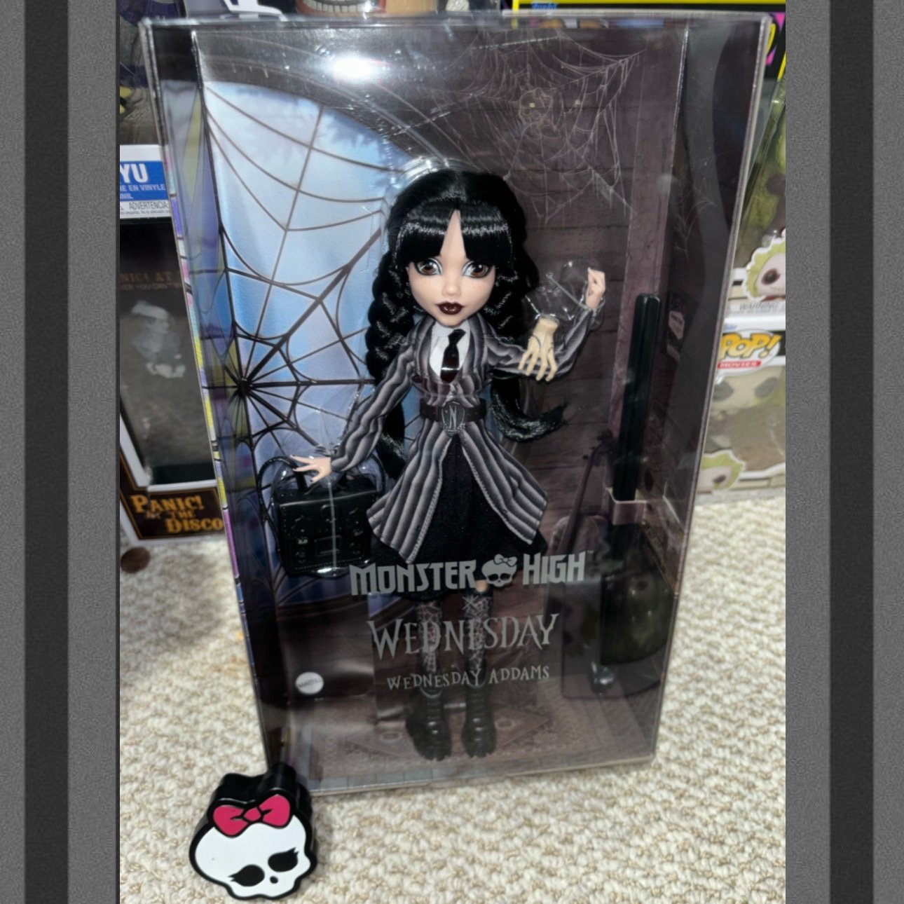 NIB Mattel Creations Monster High x Wednesday Addams collab doll