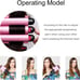 3 Barrel Curling Iron Wand Hair Crimper with Dual Voltage, 1 Inch Hair Waver