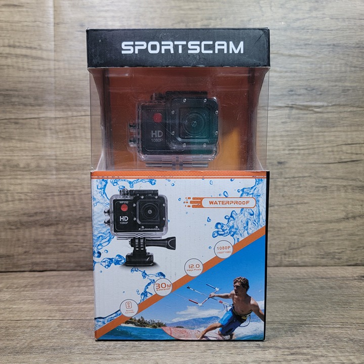 Sportscam Waterproof HD1080 With Remote Control 12.0 Pixels Portable