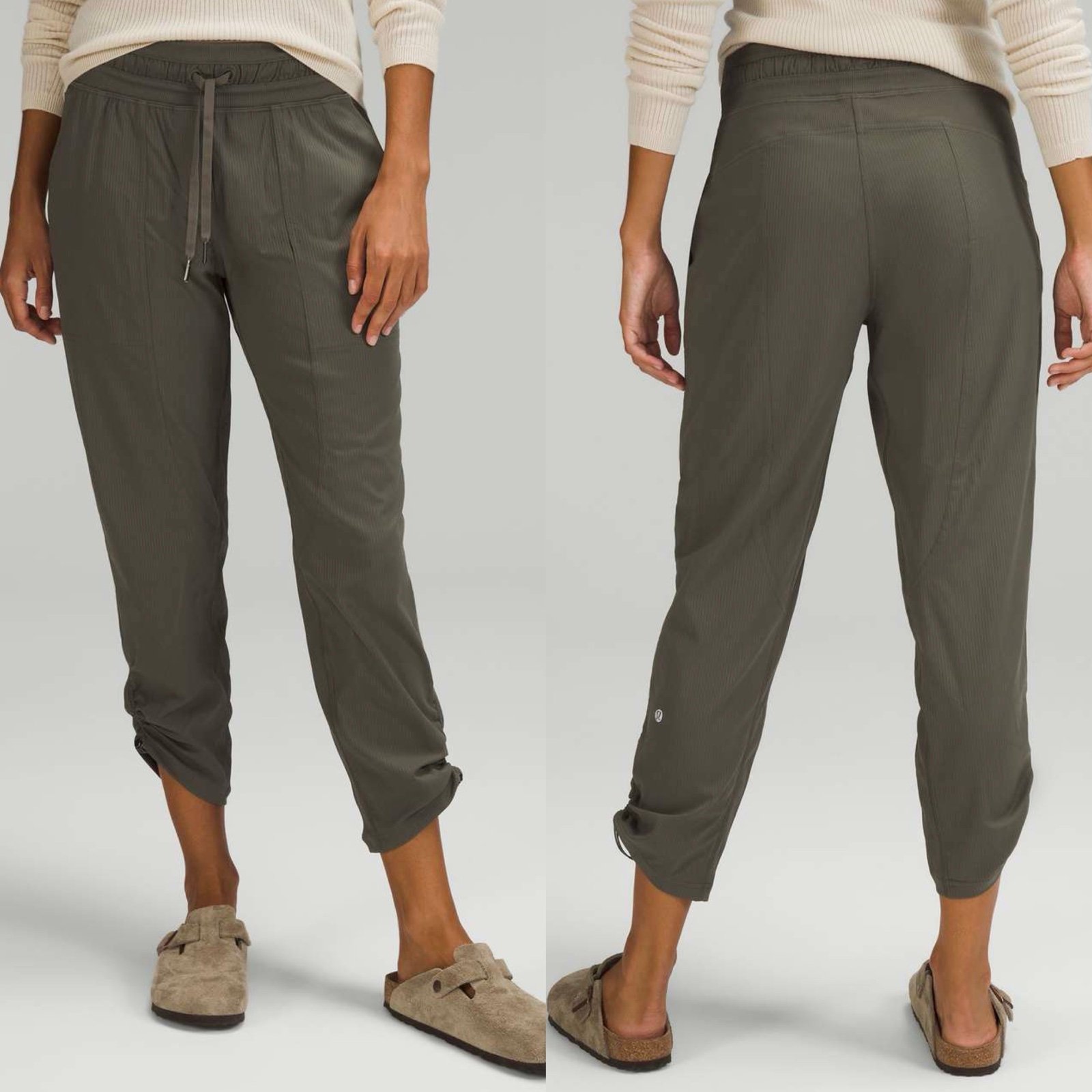 Lululemon Dance Studio Mid-Rise Crop Sz 4/25 In Carob Brown