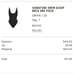 SKIMS Signature Swim Scoop Neck One Piece ONYX 2XL