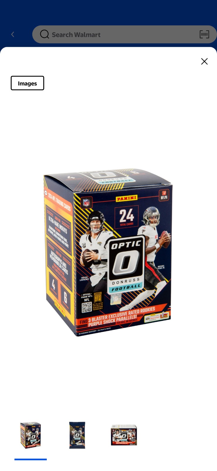 Panini Donruss OPTIC Football Series Blaster Box
