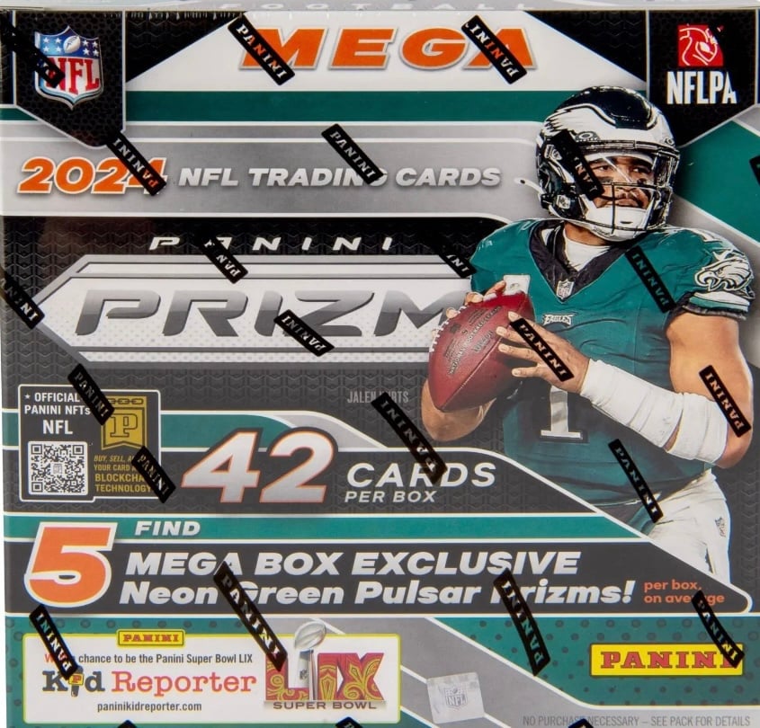 2024 Panini Prizm NFL Football Mega Box - Factory Sealed!
