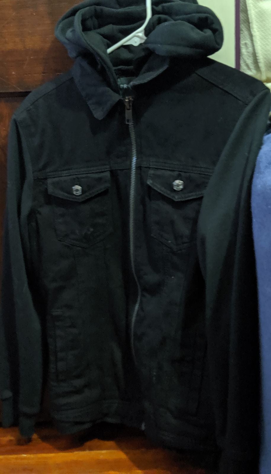Black Sweater & Denim Designer Jacket