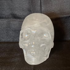 Large Clear quartz skull