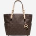 MICHAEL Michael Kors Jet Set Brown Logo