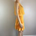 Ramy Brook Smocked Marigold Yellow Mini Dress S NWOT