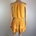 Ramy Brook Smocked Marigold Yellow Mini Dress S NWOT