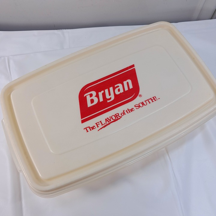 Vintage Bryan Foods Flavor Of The South RUBBERMAID CONTAINER meat 0004 servin