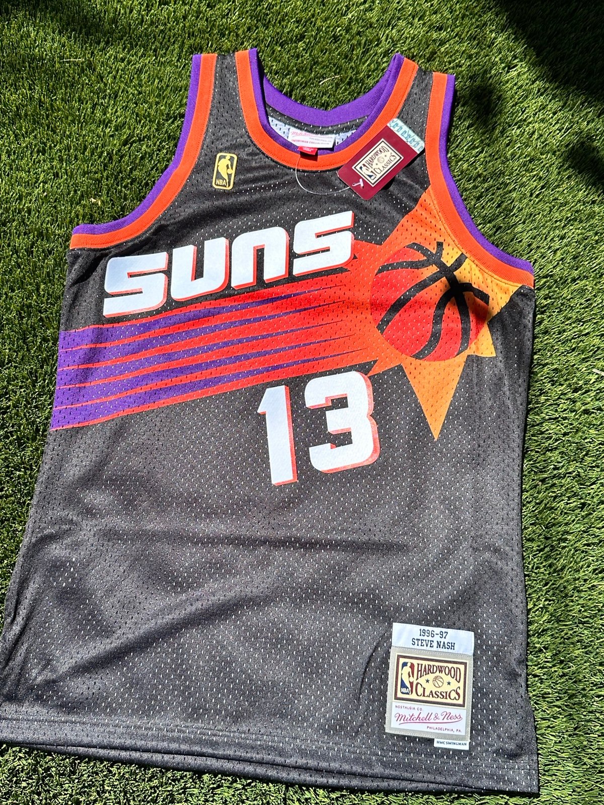 Phoenix Suns NBA 1996 Retro Steve Nash Mitchell & Ness #13 Jersey Medium NEW