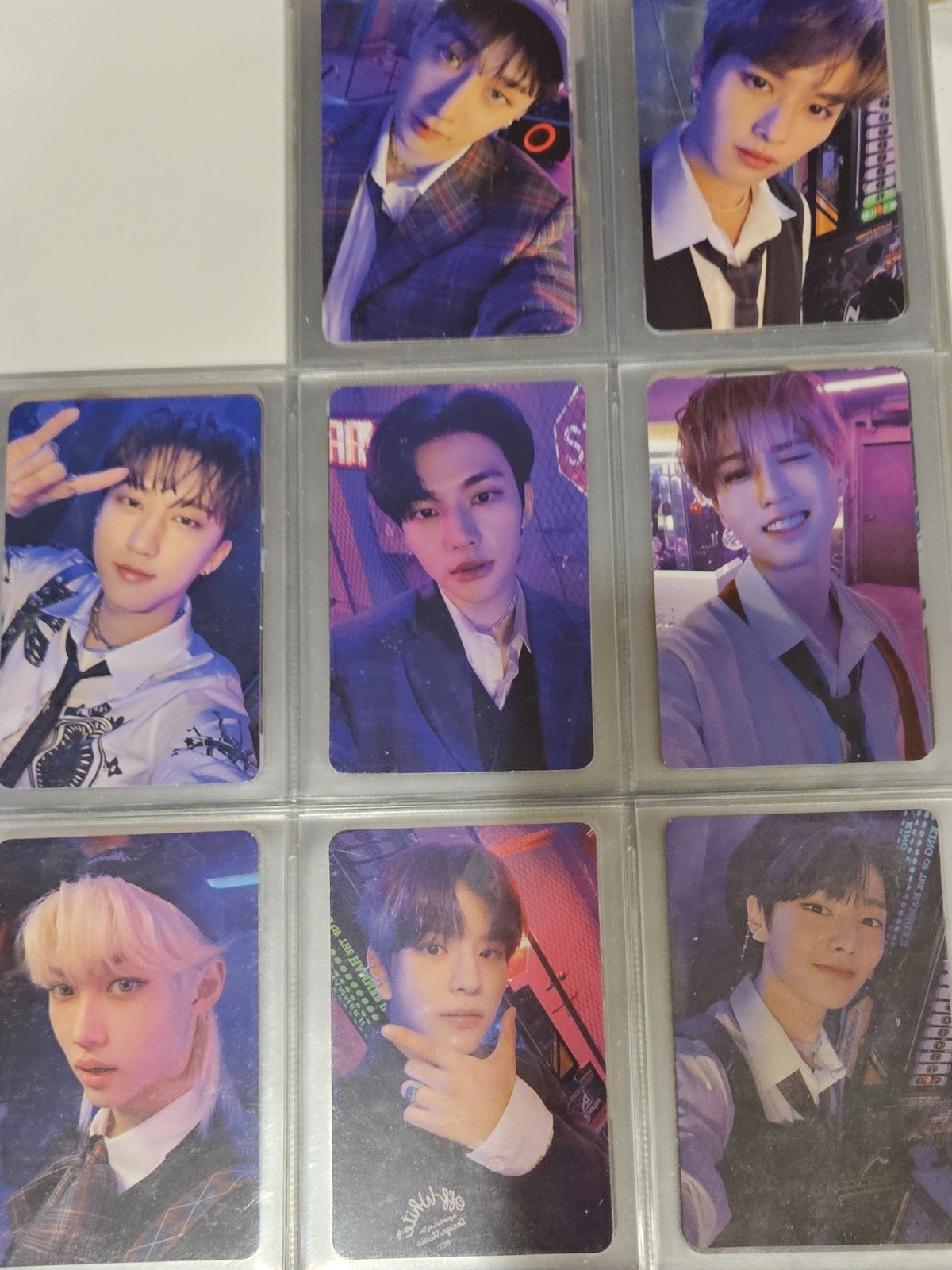 stray kids christmas evel photocard set