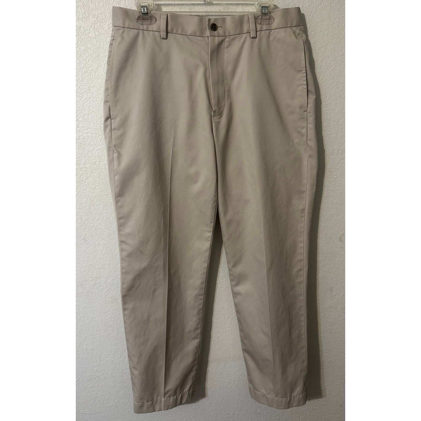 Brooks Brothers Men's Lightweight Advantage Chino Pants Khaki Clark W33xL29.5