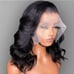 Human hair lace frontal wig 250% density 14 inch lace front wig 4x4 lace wig