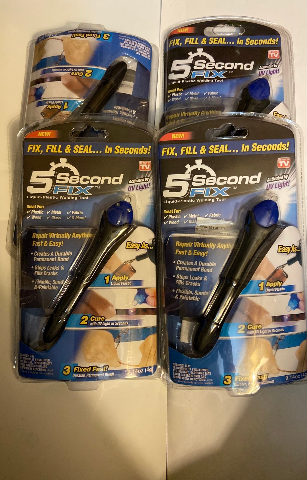 (4) 5second fix liquid -plastic welding
