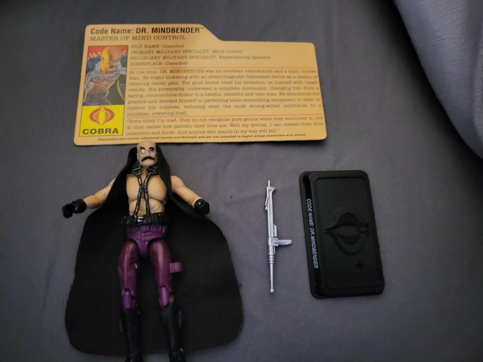 (2009) 25TH ANNIVERSARY G.I. JOE COBRA DR. MINDBENDER V6