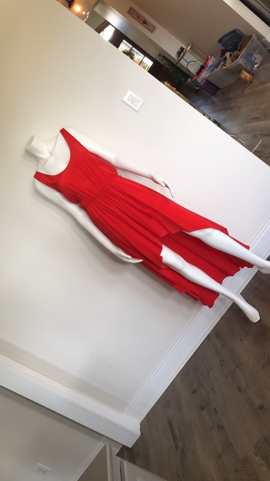 Red High Low Dress