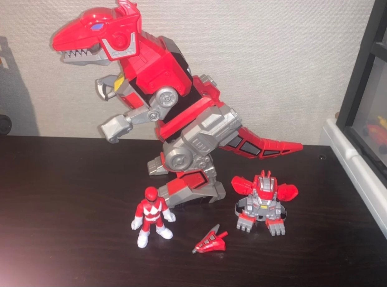 Imaginext PowerRangers red bndle set lot