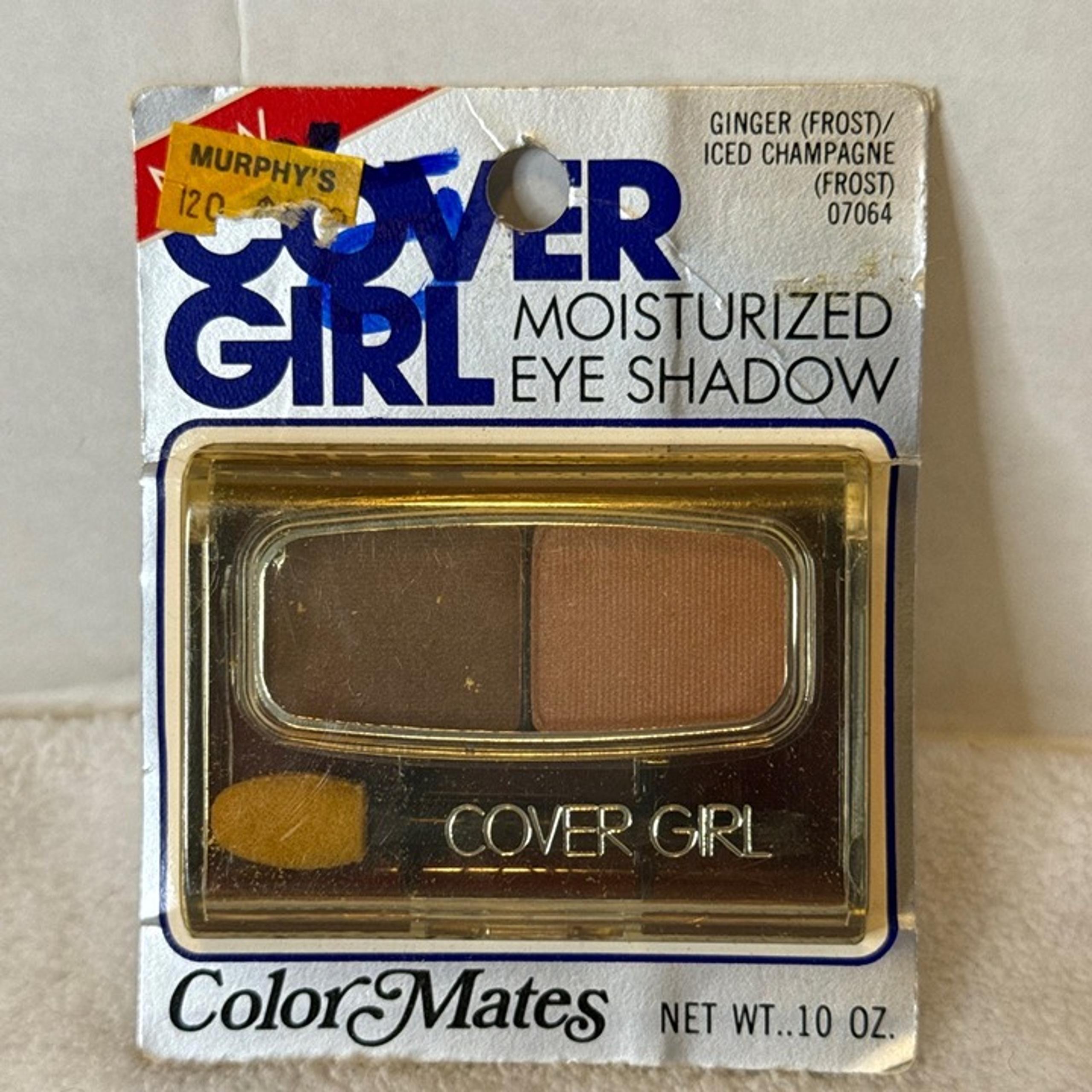 NOS Vintage 80’s Cover Girl Color Mates Eye Shadow Ginger /Iced Champagne 07064