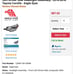 New 2014-2016 Toyota Corolla Driver Side Headlight