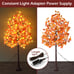 SURCVIO Thanksgiving 6 Feet Lighted Maple Tree Decorations