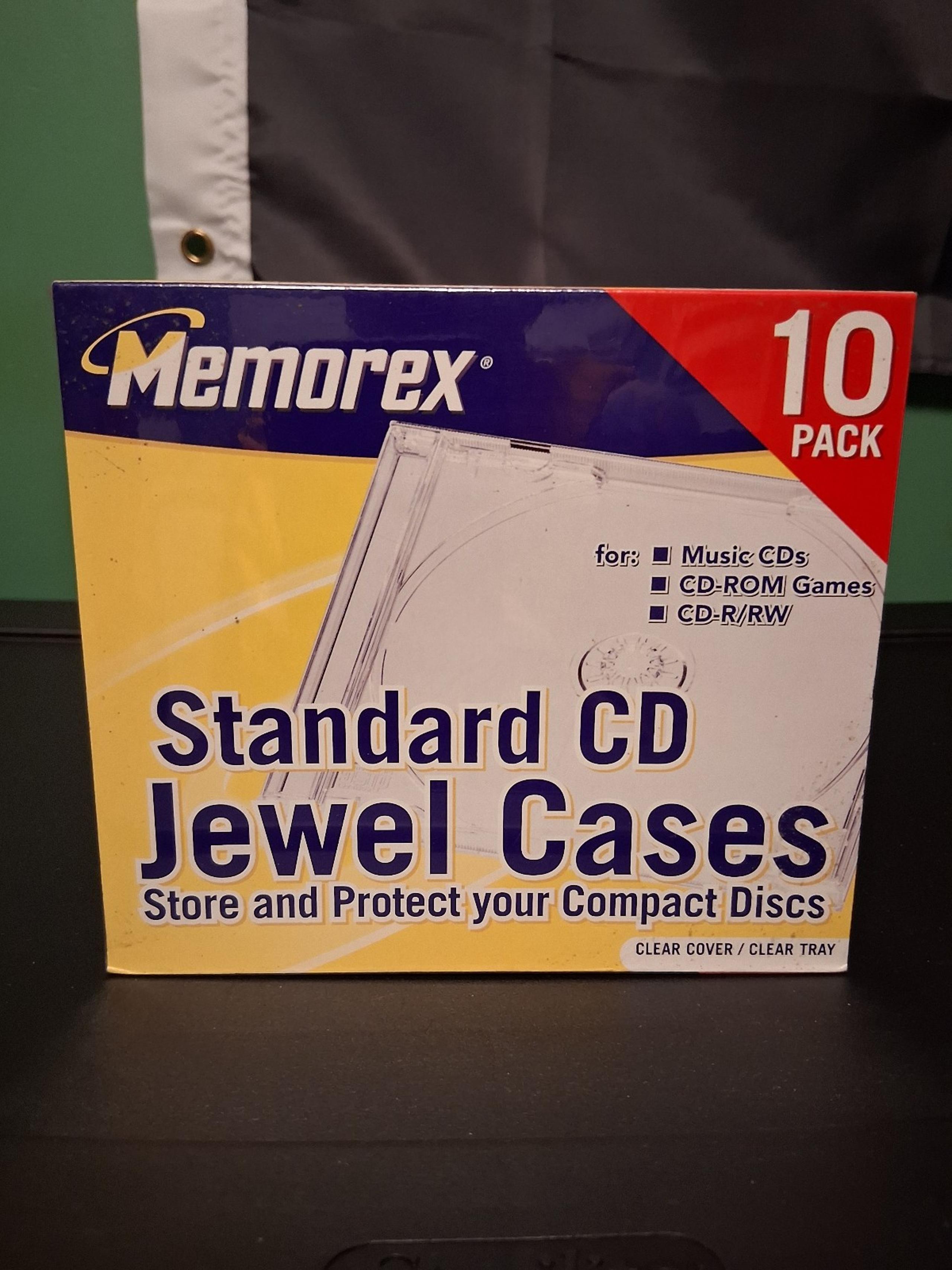 Sealed CD Jewel Cases 10 Pack