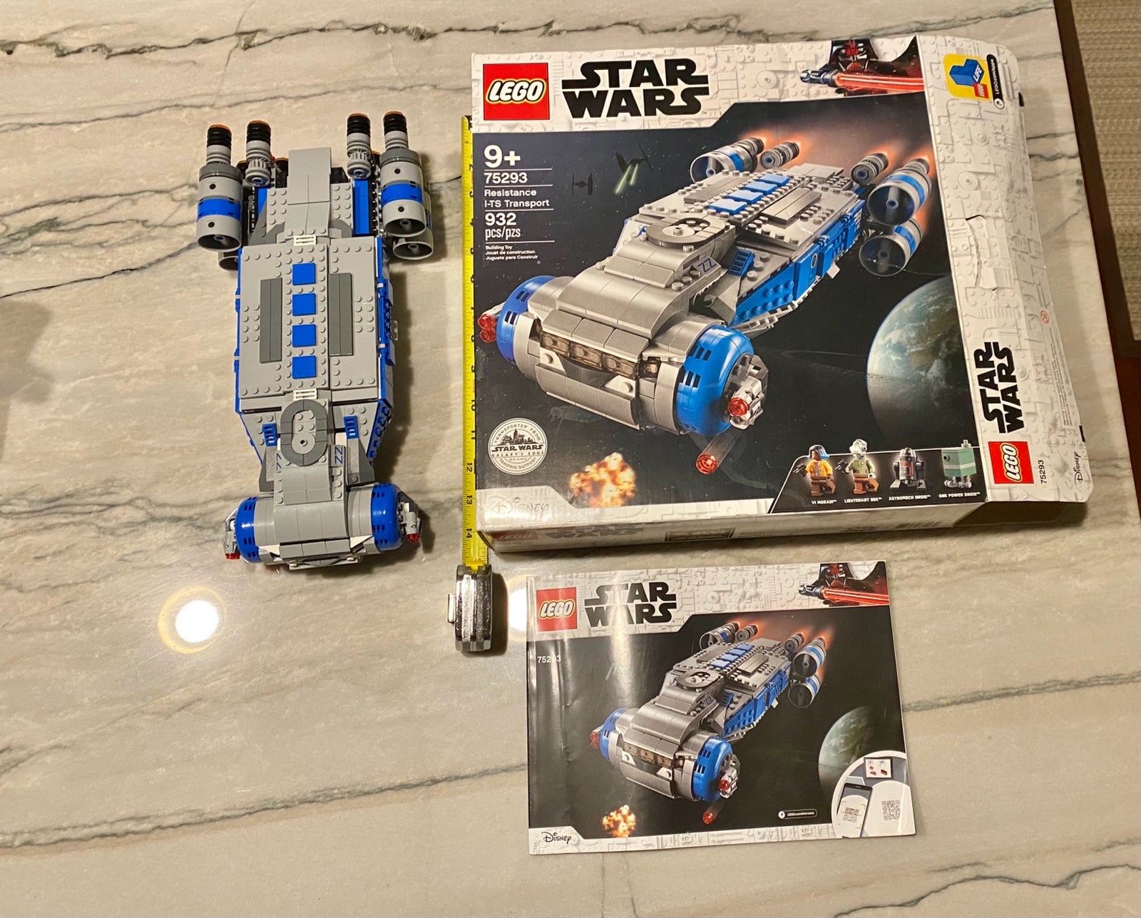 LEGO RESISTANCE I-TS TRANSPORT 100% COMPLETE SHIP 75293!