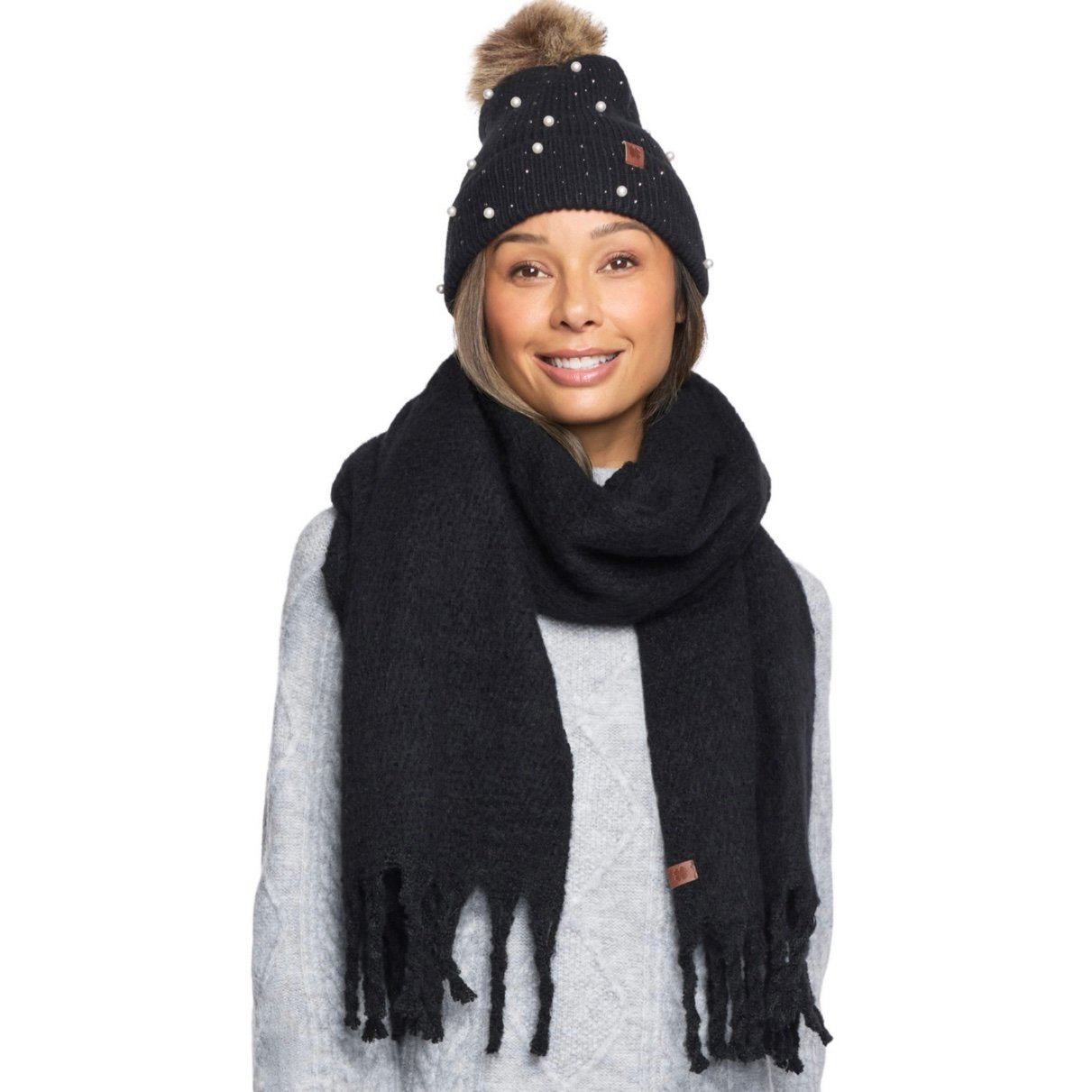 NWT Lucky Brand Women's 2-Piece Hat and Scarf Set