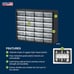 24 Drawer Plastic Parts Storage, 20-Inch W x 6-Inch D x 16-Inch H - NEW!