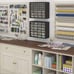 24 Drawer Plastic Parts Storage, 20-Inch W x 6-Inch D x 16-Inch H - NEW!