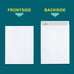 Professional Shipping Mailer Envelopes Pack of 15-9 x 12 inch white