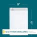 Professional Shipping Mailer Envelopes Pack of 15-9 x 12 inch white