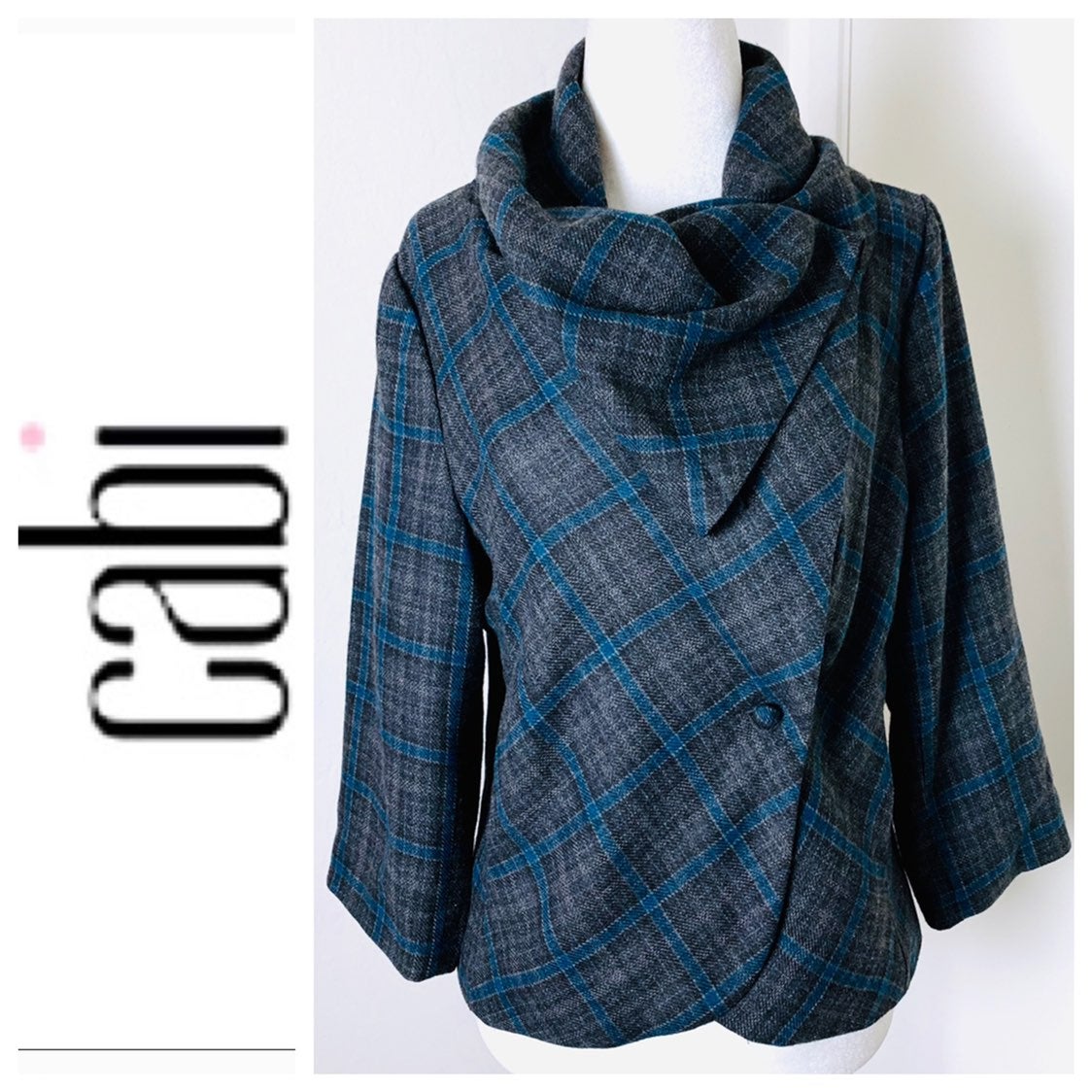 CABI Cascade Waterfall Front JACKET Coat