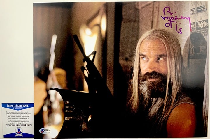 Bill Moseley Signed The Devil's Rejects Otis Driftwood 11x14 Photo B BAS COA