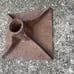 Vintage 8 x 8 inch Demolition Steel Square Compacting Tamper Plate