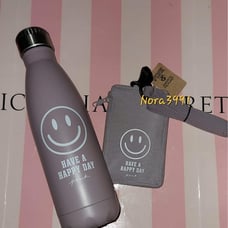 PINK Match Water bottle and Lanyard NWT NIP