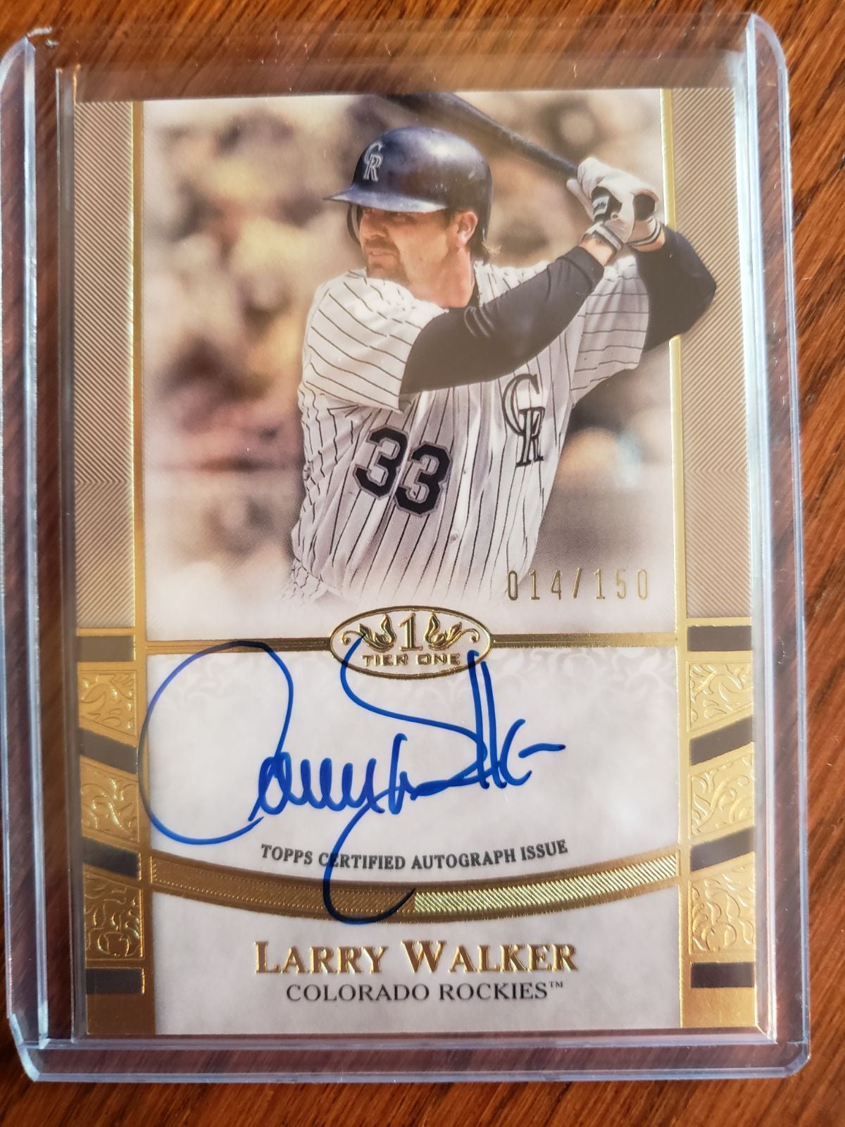 Larry Walker 24/150 - 2021 Tier One Auto