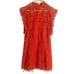 Tularosa Clayton Red Crochet Lace Mini Dress Size XS