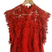 Tularosa Clayton Red Crochet Lace Mini Dress Size XS