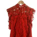 Tularosa Clayton Red Crochet Lace Mini Dress Size XS