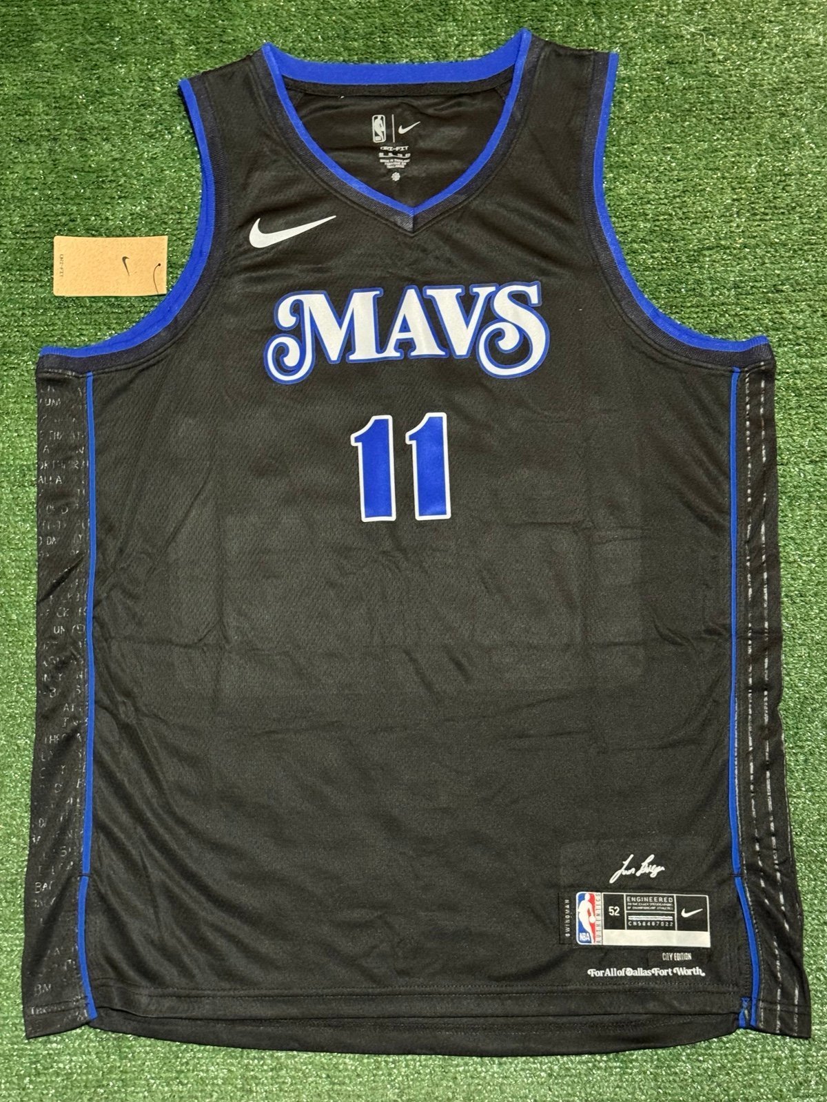 Kyrie Irving Dallas Mavericks 2023-24 City Edition Jersey Size 52/XL