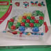 Quercetti Fantacolor Junior Mosaic Pegboard Set 16 Pattern Cards 48 New
