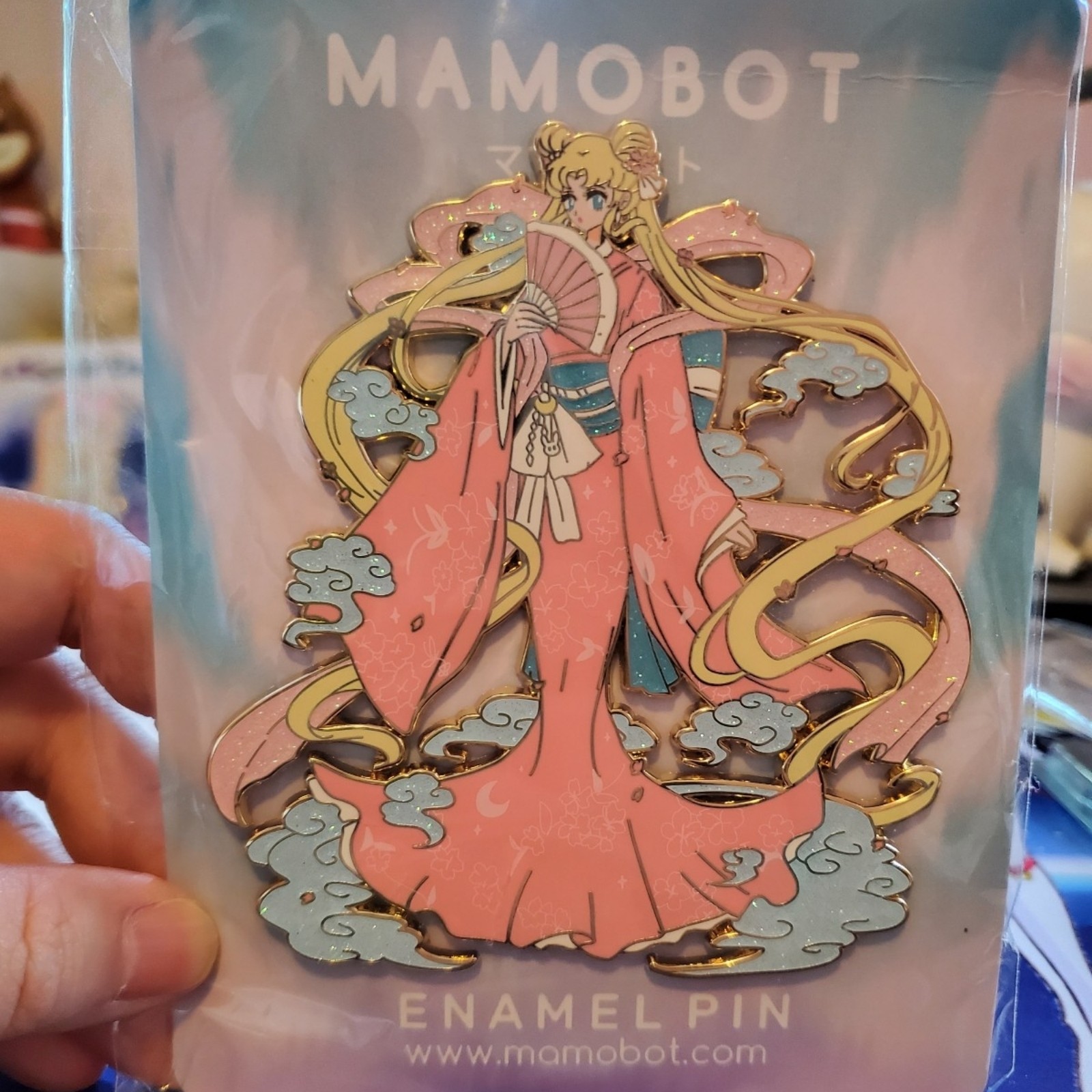 Mamobot Sailor Moon V2 Kimono Usagi Fantasy Pin