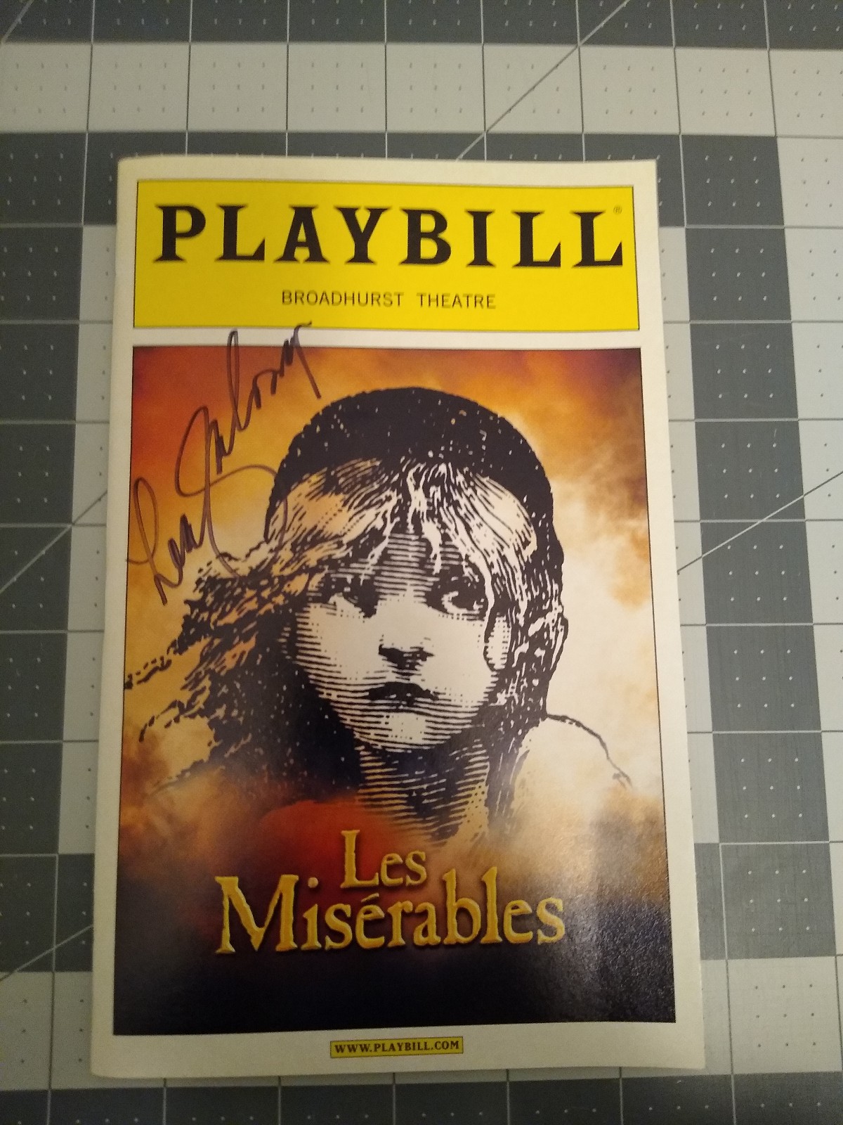 Playbill Les Miserables SIGNED Lea Salonga