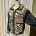 Y2K 90’s RETRO LEOPARD PRINT BOMBER JACKET WINDBREAKER with PADDINGS Sz M DISCO