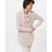 Barefoot Dreams CozyChic Ultra Lite Coastal Cowl Neck Tunic Sweater In Sand Dune