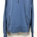 Athleta Hoodie Women's L Blue Venice Moto Quarter Zip Running Gym Sweatshirt