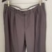 Mens Haggar Dress Pant. Pleated. Cuffed. Size 38x30 Taupe/Gray