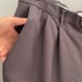 Mens Haggar Dress Pant. Pleated. Cuffed. Size 38x30 Taupe/Gray